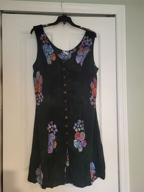 Vintage Jon Wenger Hawaiian maxi sundress
